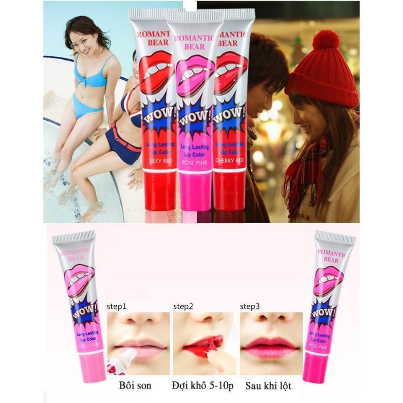[FreeshipMAX] Son săm Wow hàn quốc mua 1 tặng 1