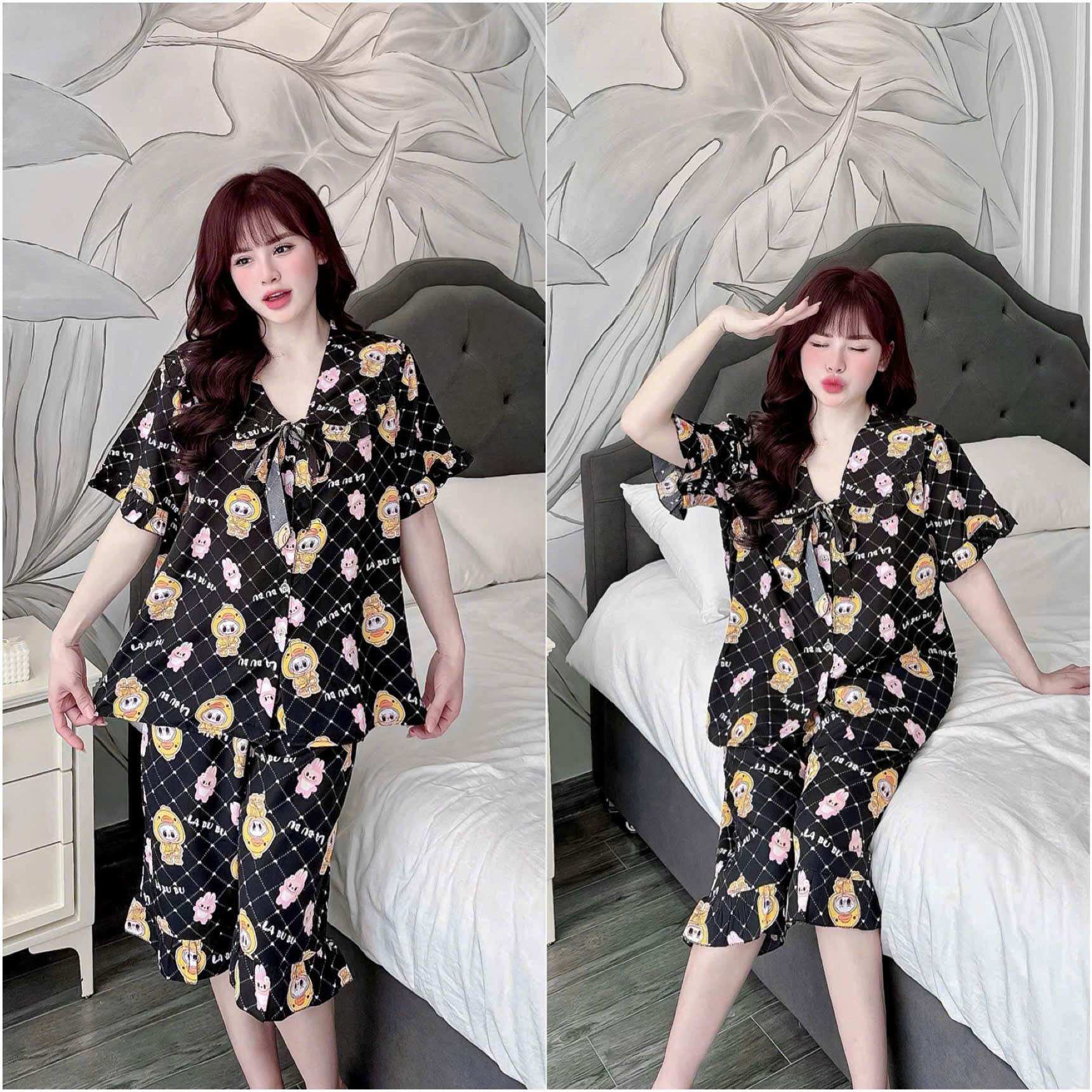 (55-100kg) Bộ ngủ Lụa Nhật Bigsize - Form chuẩn, chất vải đẹp