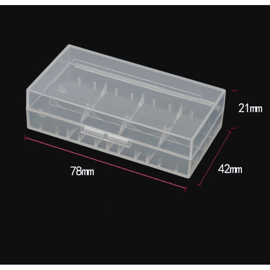 Hộp đựng 2 pin 18650/21700/26650