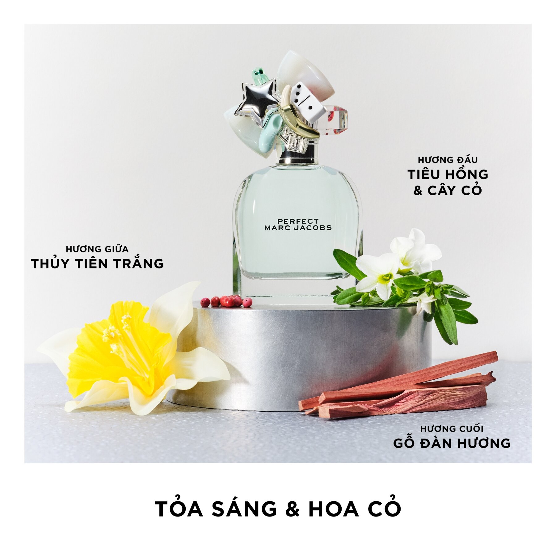 [CLEARANCE SALE] Nước hoa Nữ Marc Jacobs PERFECT EDT 100ml (KHÔNG ÁP DỤNG ĐỔI TRẢ)