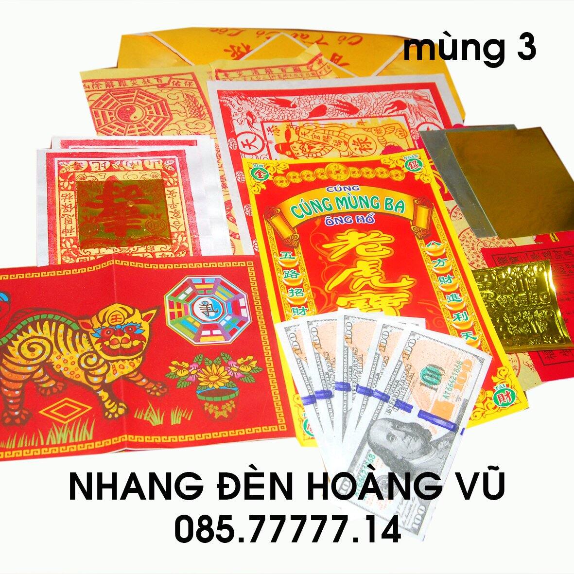 GIẤY CÚNG - Combo 10 Phần Giấy Cúng ngày Tết