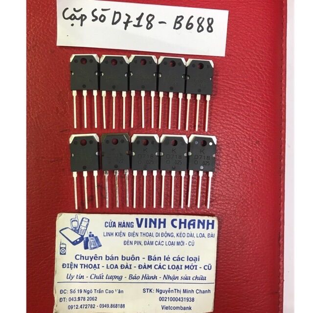 5 cặp sò d718 và b688