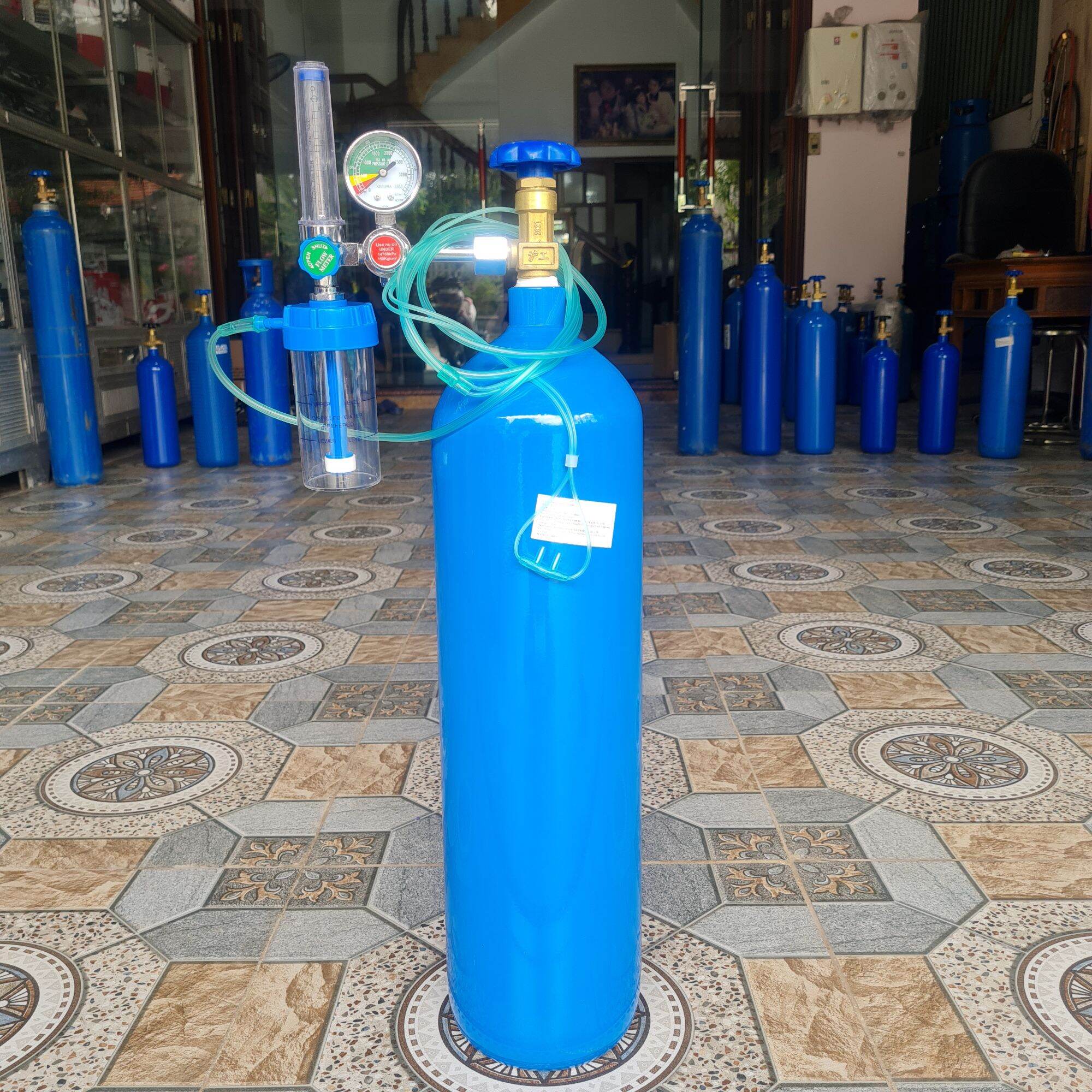 Bình thở Oxy y tế 9Lít dùng tại nhà