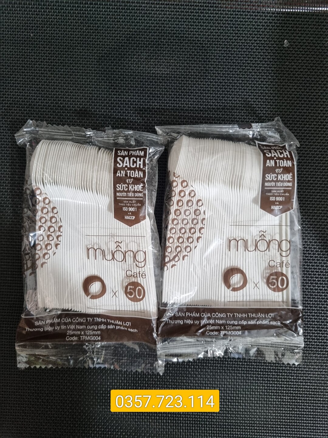 50 thìa sữa chua loại dùng 1 lần
