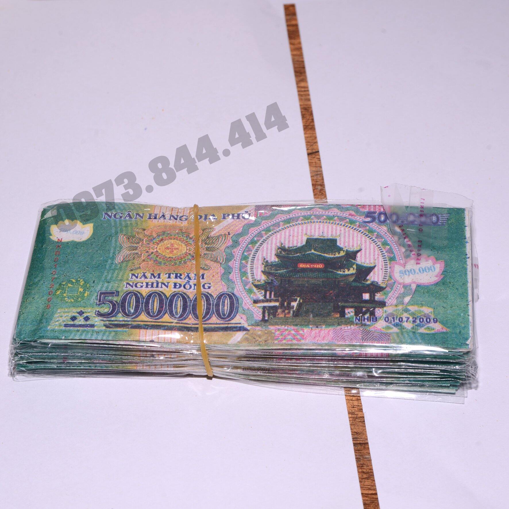 Tiền cúng - 1 cây tiền polyme gồm 10 xấp nhỏ