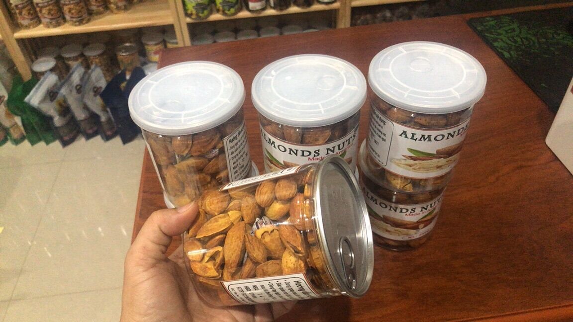 Hạnh nhân rang bơ Mỹ mỏng vỏ hộp 250gr