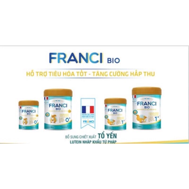 Sữa bột Franci BIO số 0+, 1+ 850g