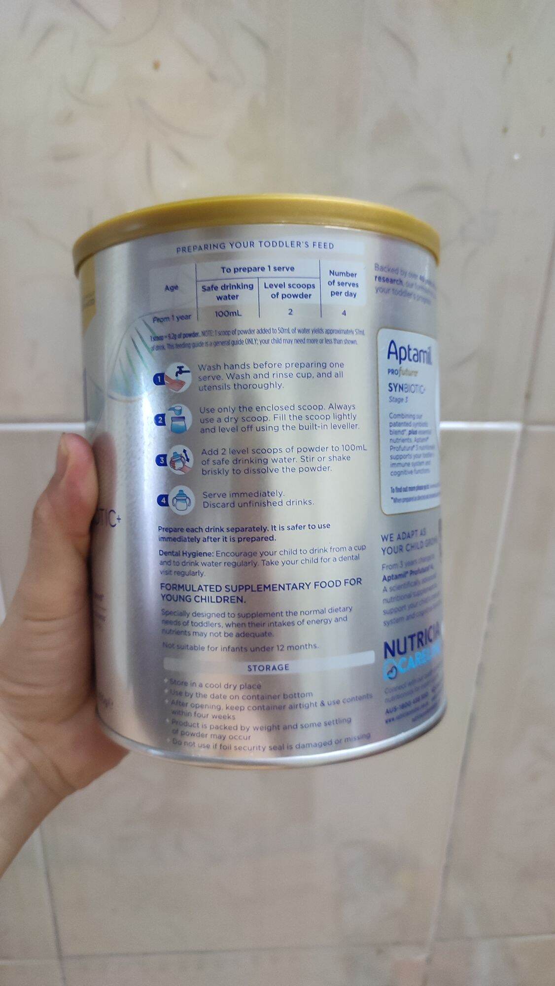 [HCM]Sữa Aptamil Profutura 900gr SỐ 3 và SỐ 4 DATE XA
