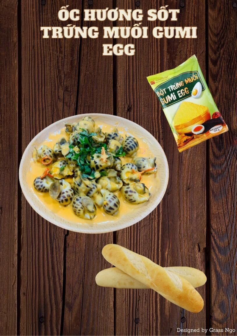 500g Bột Trứng Muối Gumi Egg (5 túi 100g)
