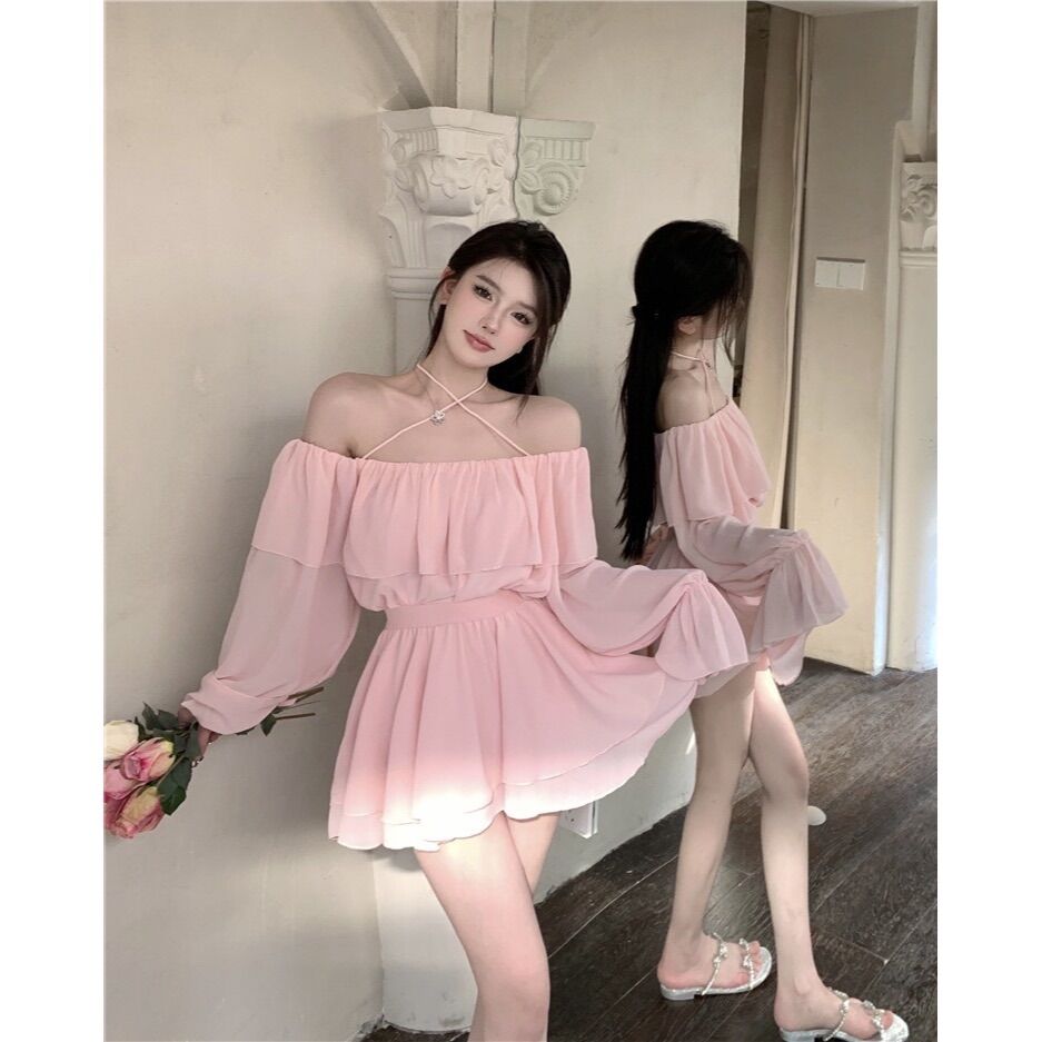 Set trang phục nữ ulzzang áo + chân váy ulzzang