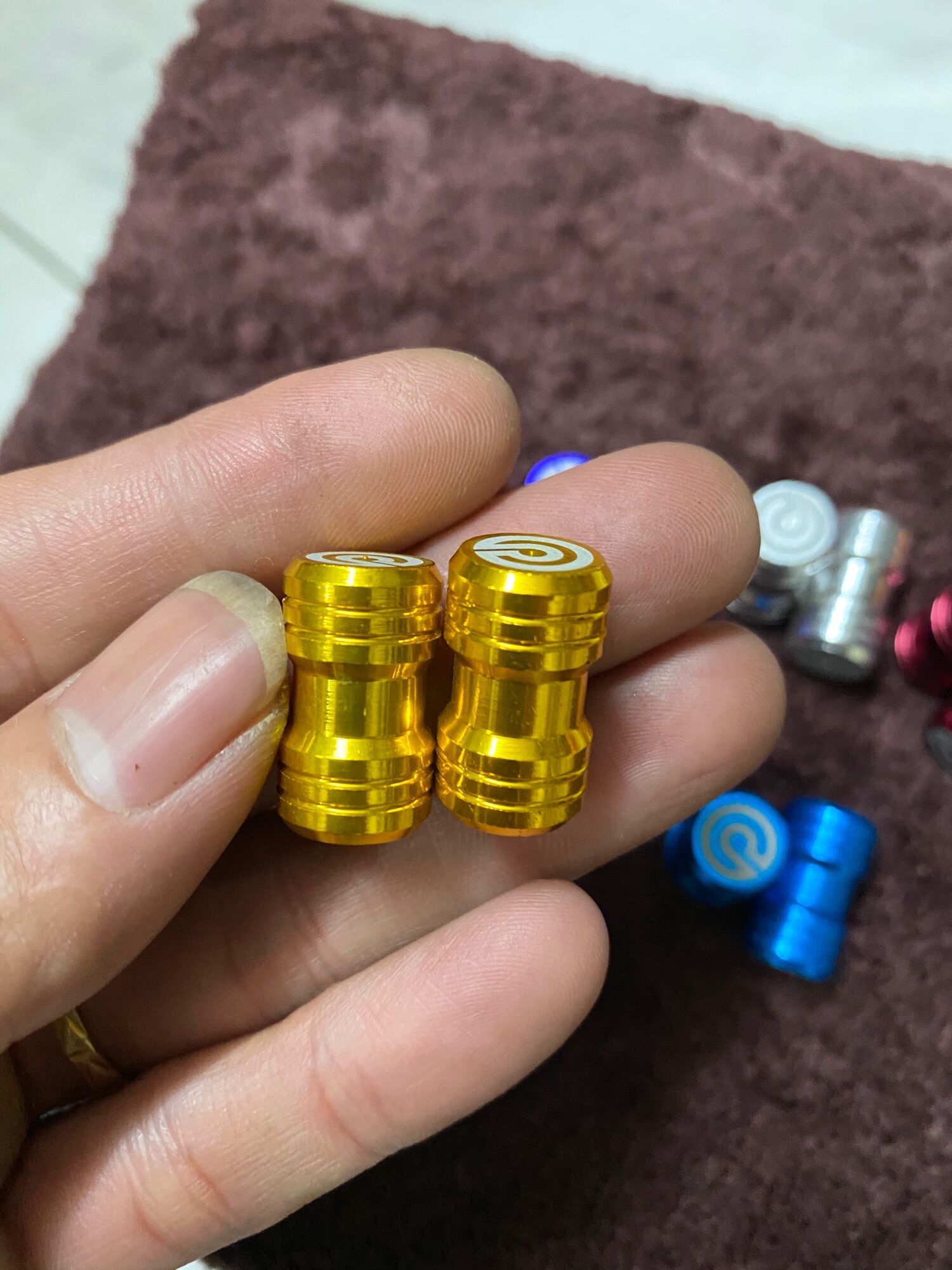 Bộ 2 van chỉ âm kiểu thái gắn xe máy