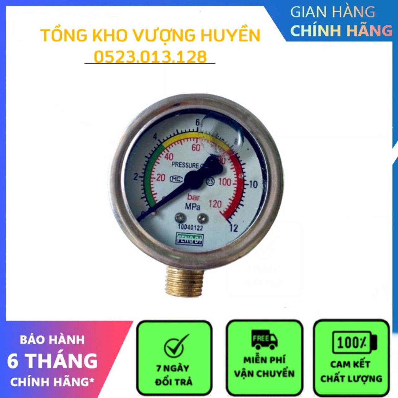 Đồng Hồ Đầu Rửa Xe 1HP - 2HP