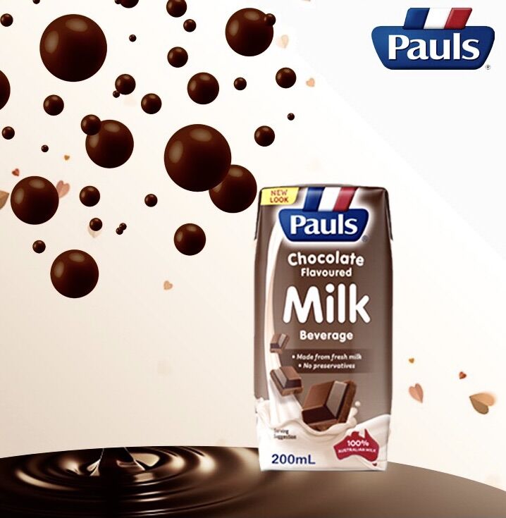 Sữa tươi Pauls vị chocolate 200ml