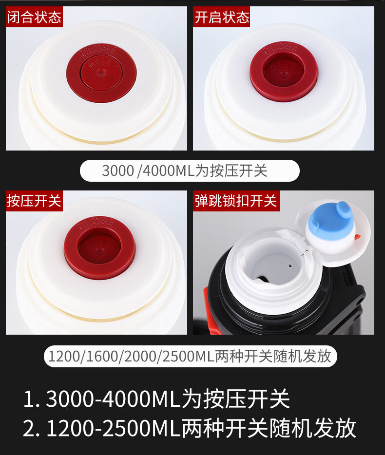 Bình Giữ Nhiệt Bình Giữ Nhiệt Dung Tích Lớn Bình Nước Nóng Gia Dụng 4 Lít Siêu Lớn Ml Ngoài Trời Tiện Mang Theo 2/3l2