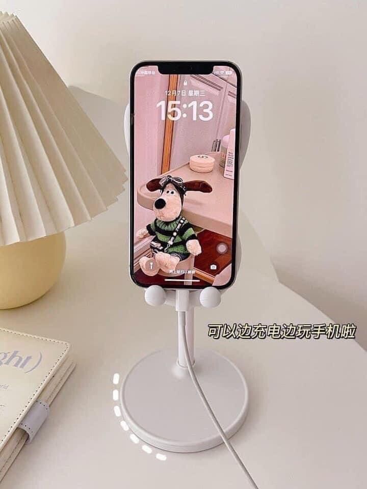 Giá đỡ điện thoại hình tai thỏ dễ thương