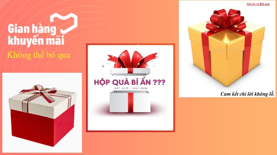 [Quà Tặng cho Đh từ 99k] Hộp Quà Tặng Ko Bán
