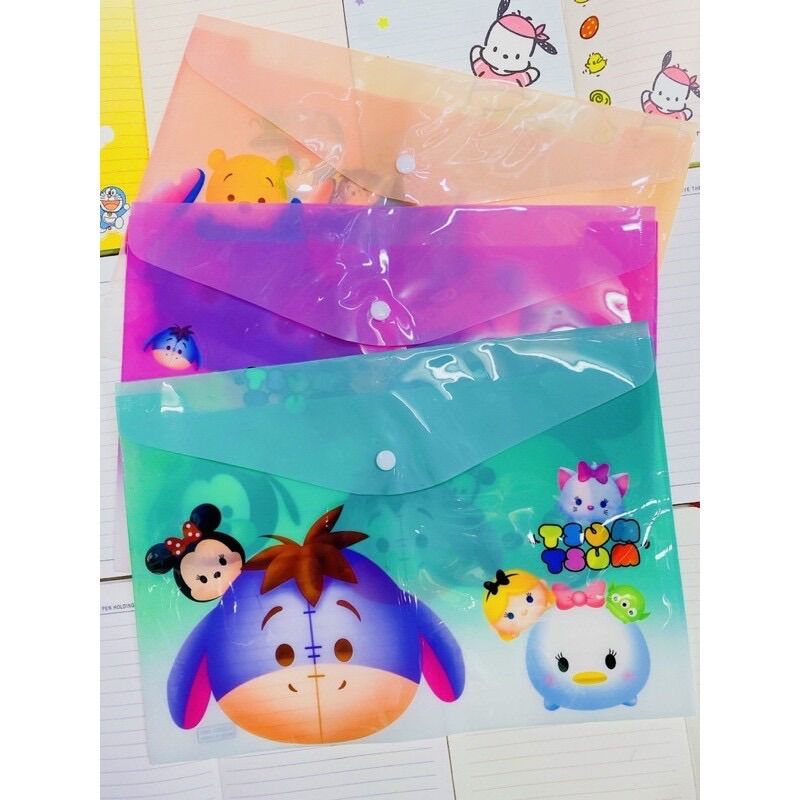 Bìa nút A4 hình dễ thương (giao mẫu ngẫu nhiên)