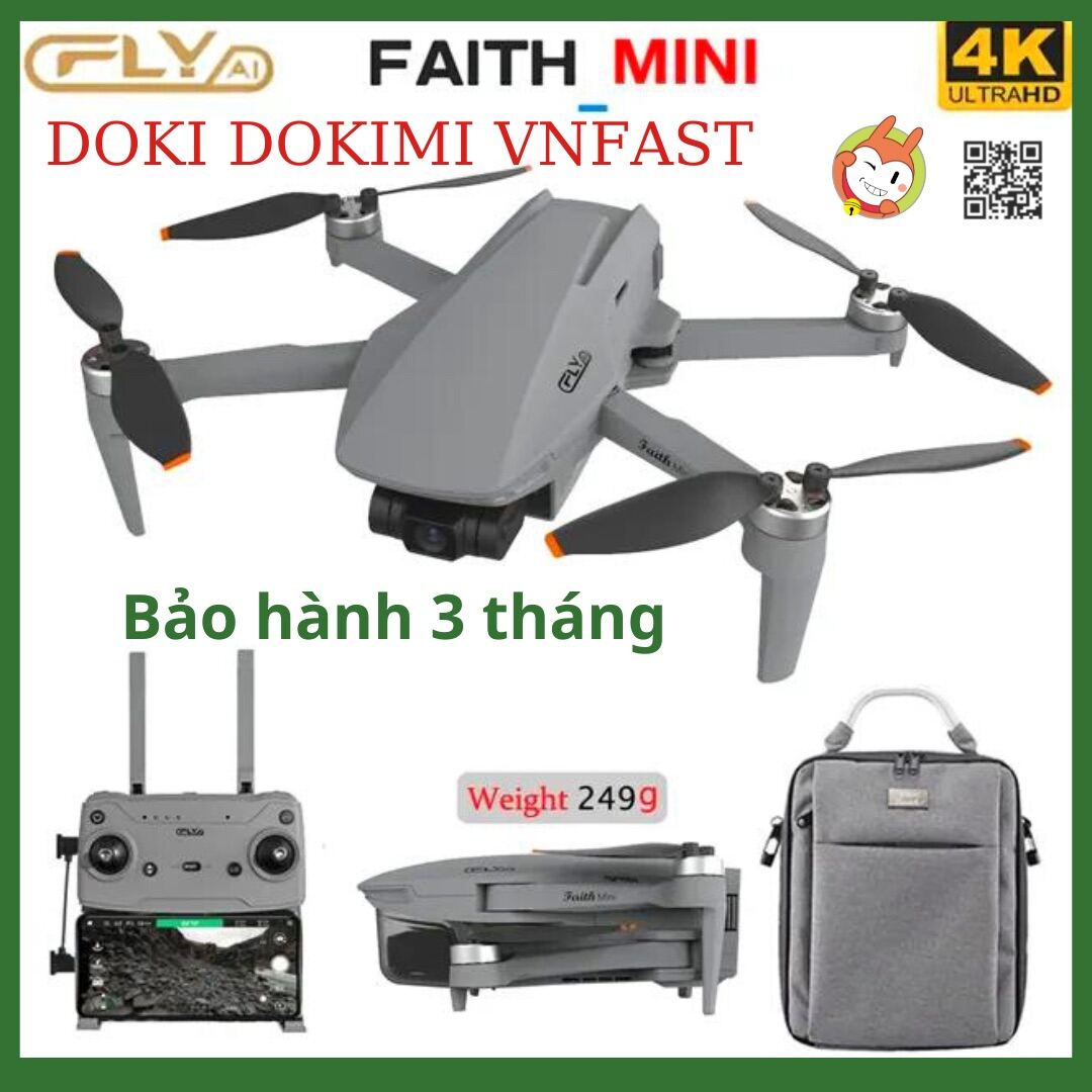 Flycam Cfly Faith Mini - 3Km gimbal 3 trục 4K 2.7K - bh 3 tháng