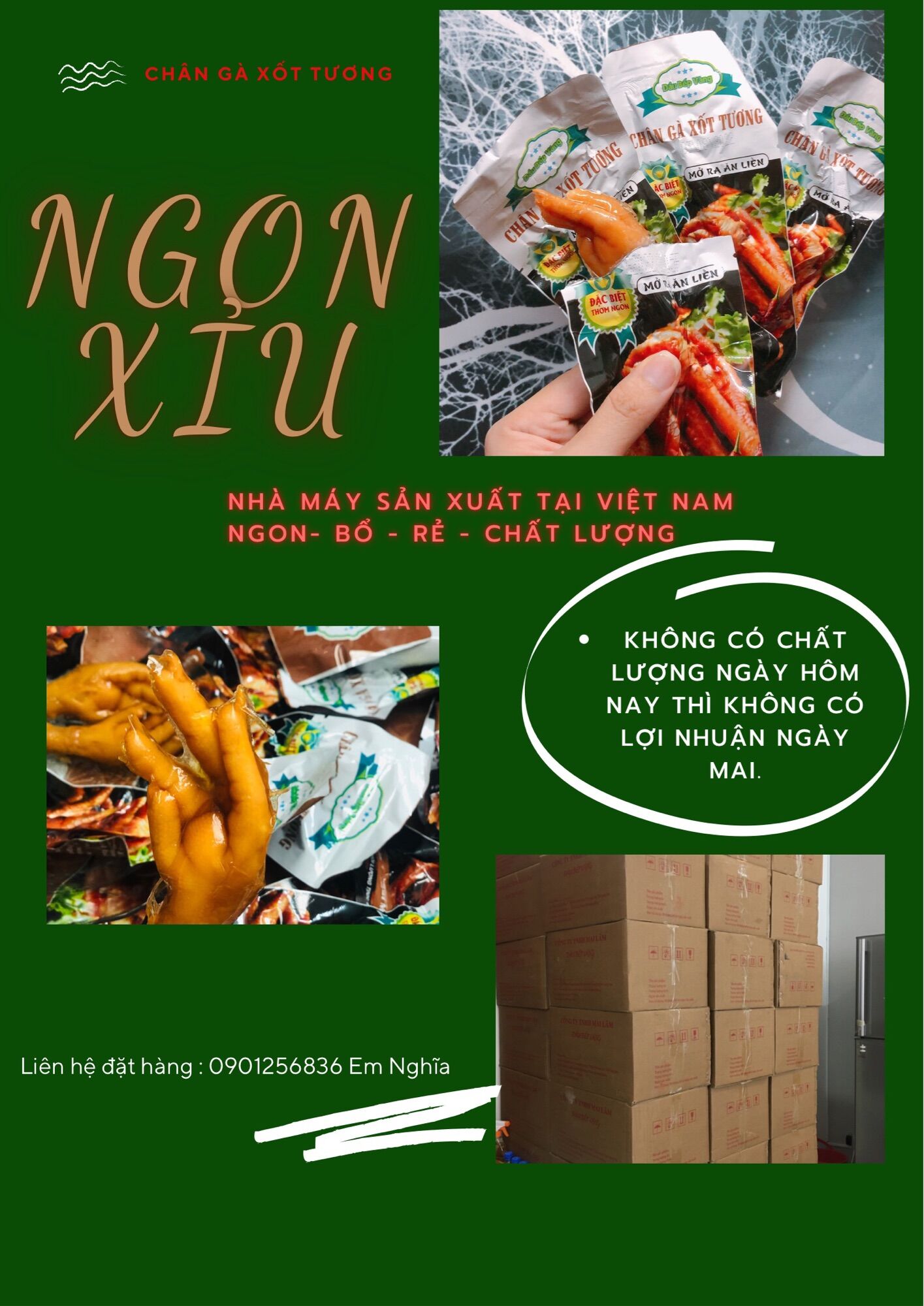 Combo 10 cái Chân Gà Xốt Tương