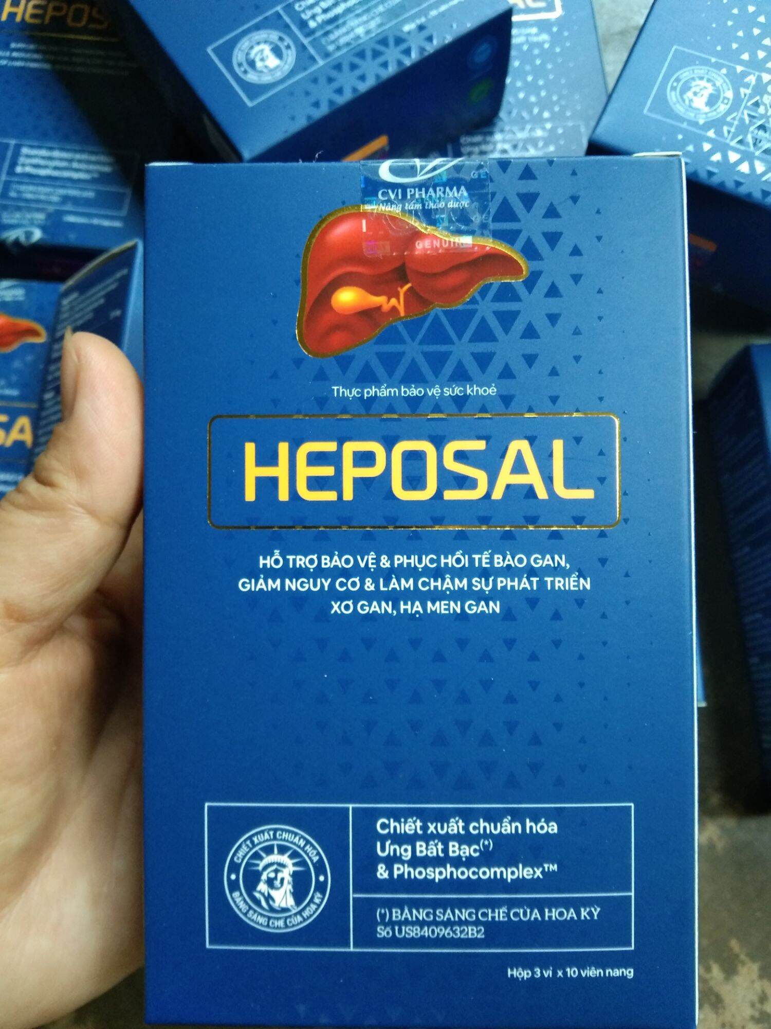 heposal hỗ trợ cải thiện gan
