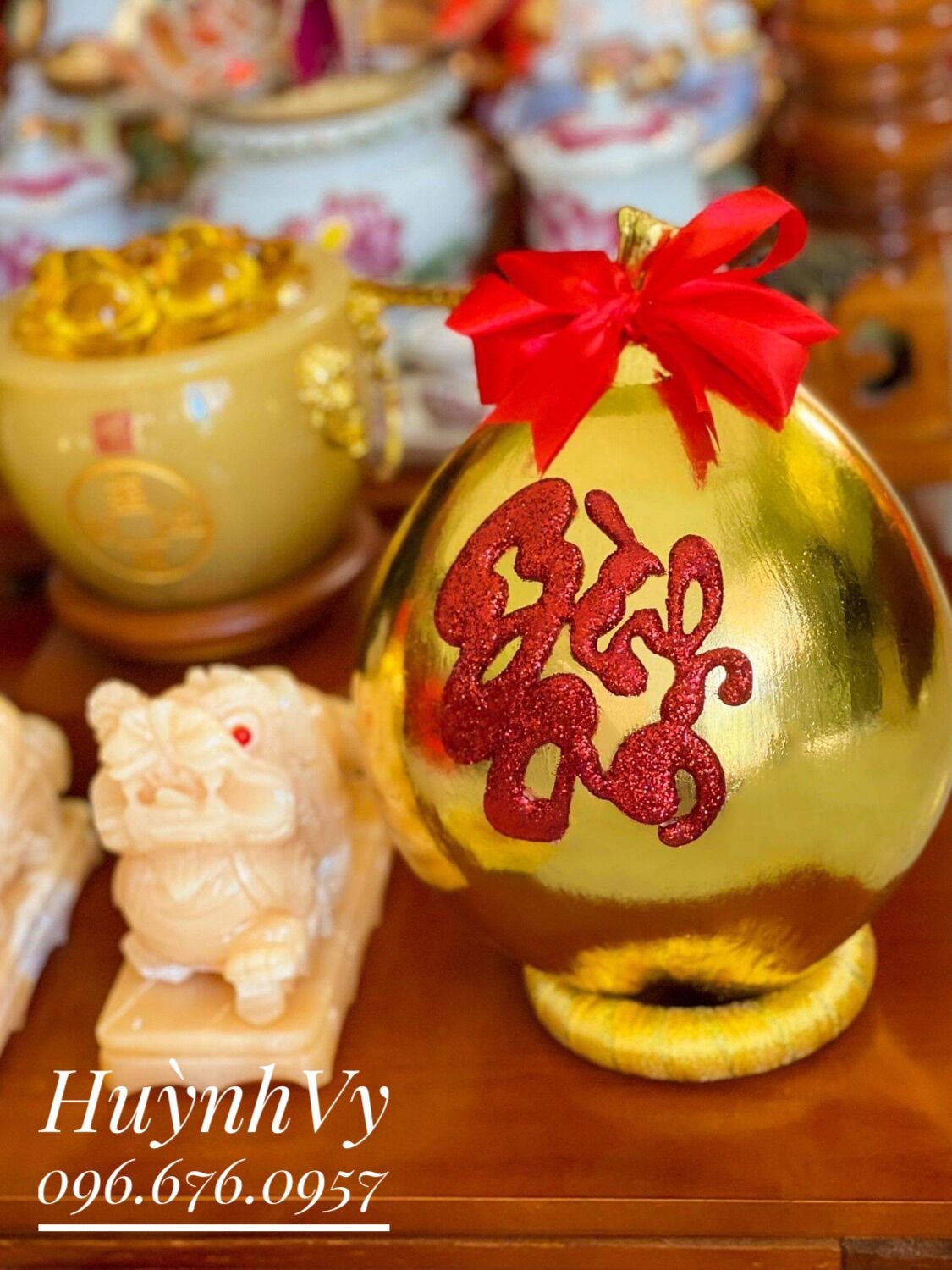 1 cặp đế chưng dừa, bưởi, dưa hấu tết