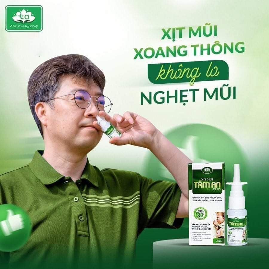 Xịt Mũi Tâm An Cao Cấp PLUS