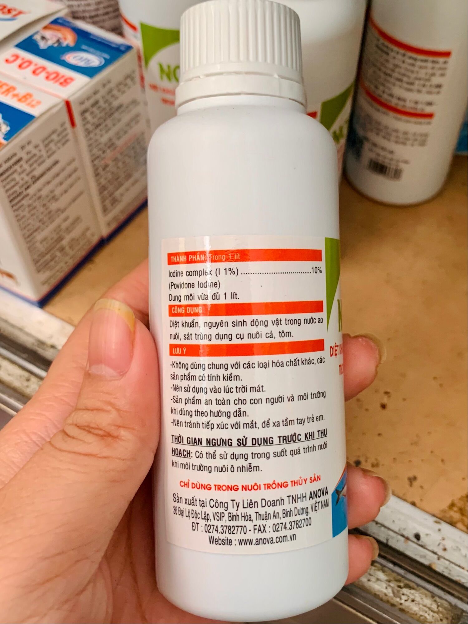 NOVADINE 100mL - dung dịch sát khuẩn, sát trùng nước