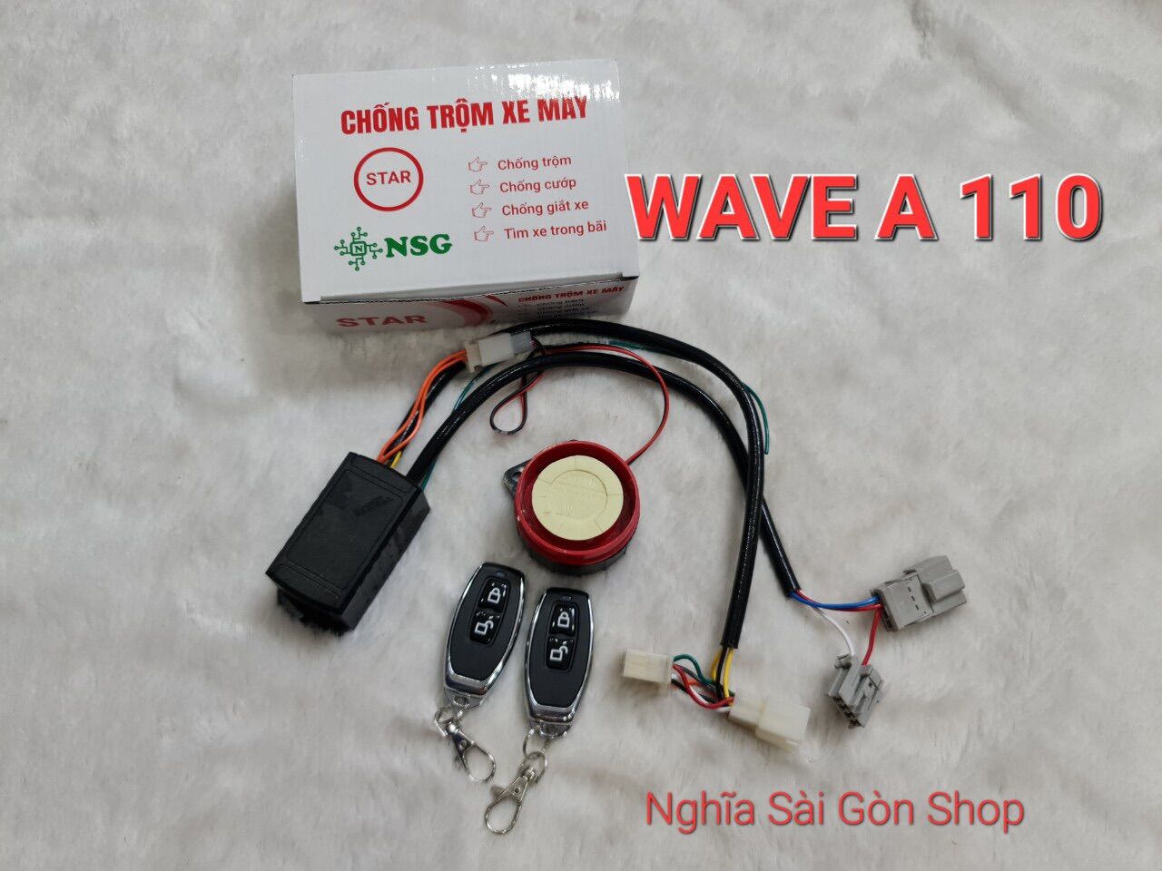 Chống trộm xe máy star cho xe wave a 110 mới