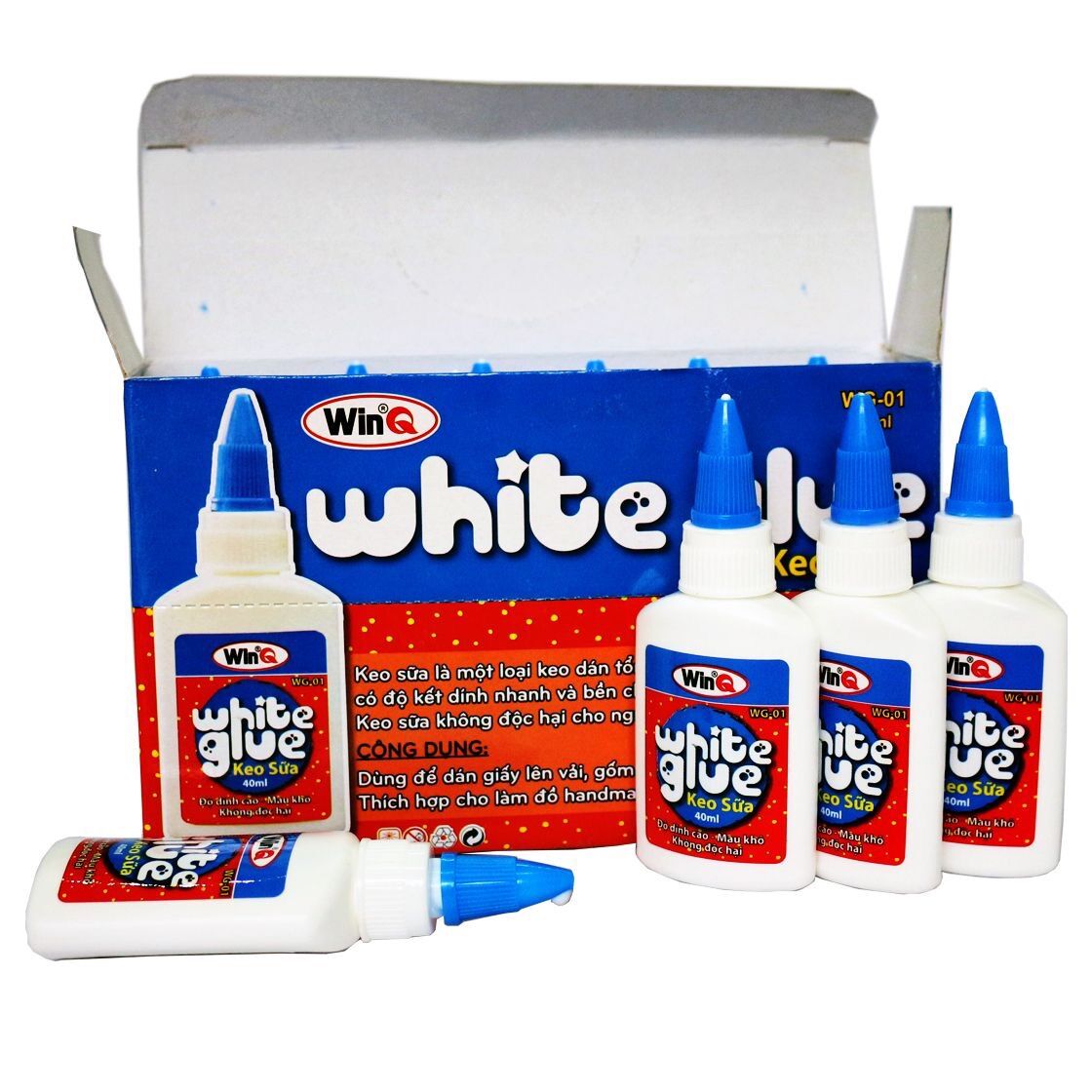 [HCM]Set 02 Chai Keo Sữa WinQ Chai 40ml