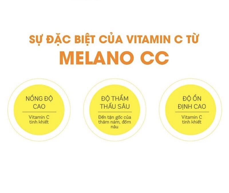 Tinh Chất Dưỡng Sáng Da, Ngừa Thâm Nám Melano CC Vitamin C Brightening Essence 20ml