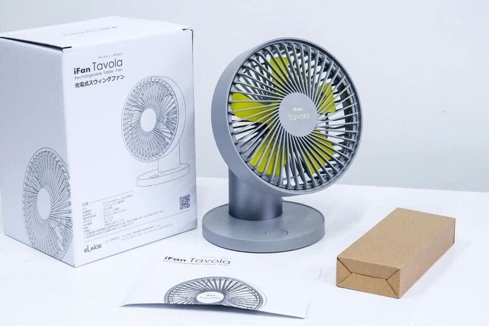 Hàng Nhật Quạt Tích Điện Mini
