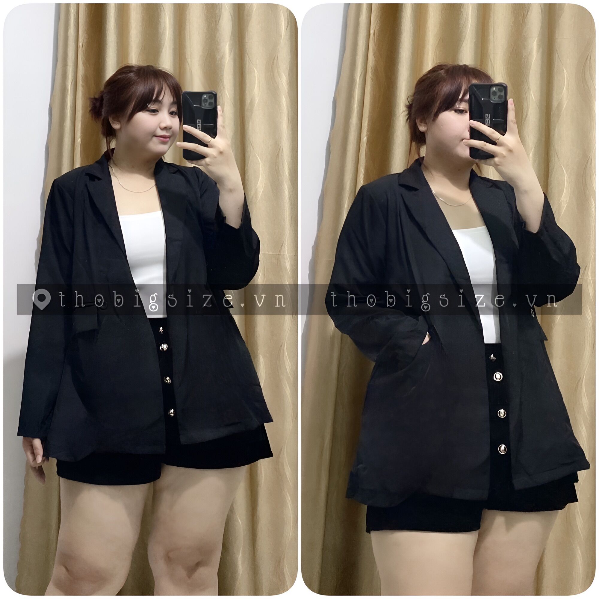 [THOBIGSIZE - ẢNH CHÍNH CHỦ] ÁO KHOÁC BLAZER BIGSIZE 65-100kg