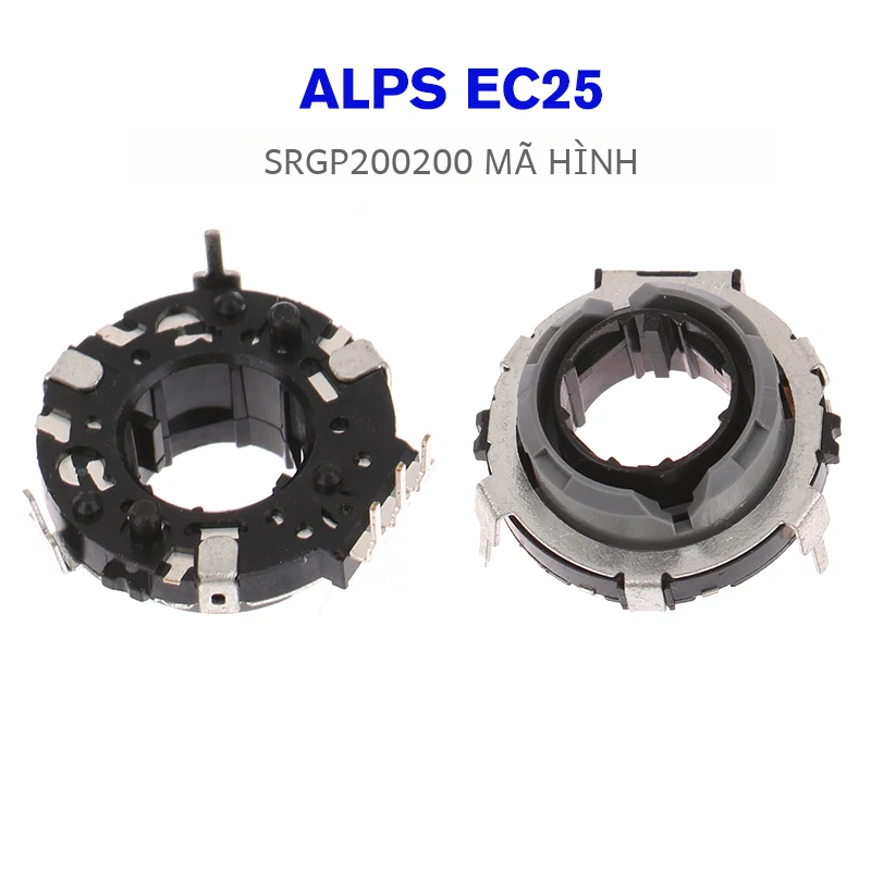 Alps Ec25 Srgp200200 Bộ mã hóa trục rỗng 20 Định vị 10 xung Công tắc âm lượng âm thanh xe hơi