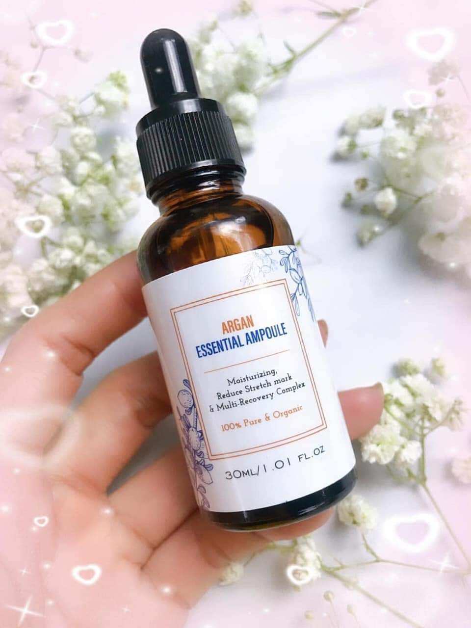 Argan _ Tinh dầu 100% tự nhiên từ Marocco, giảm mụn, thâm. Dưỡng tóc, mi, móng