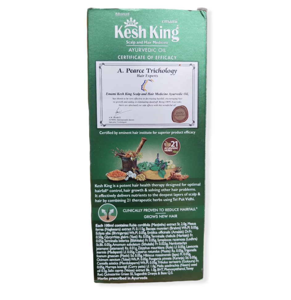 Dầu dưỡng tóc 21 loại thảo dược Kesh King 100ml
