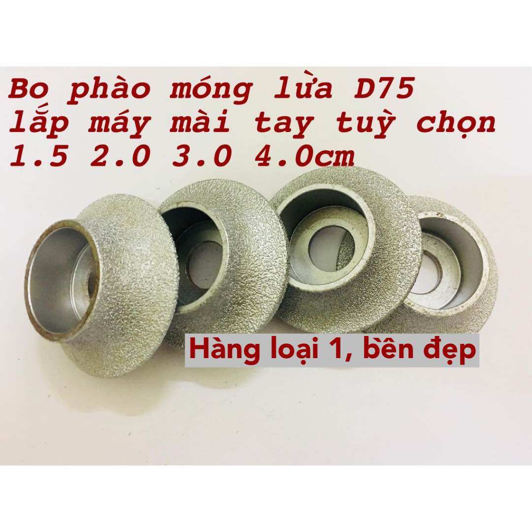 Bát soi phào móng lừa D75 lắp máy mài