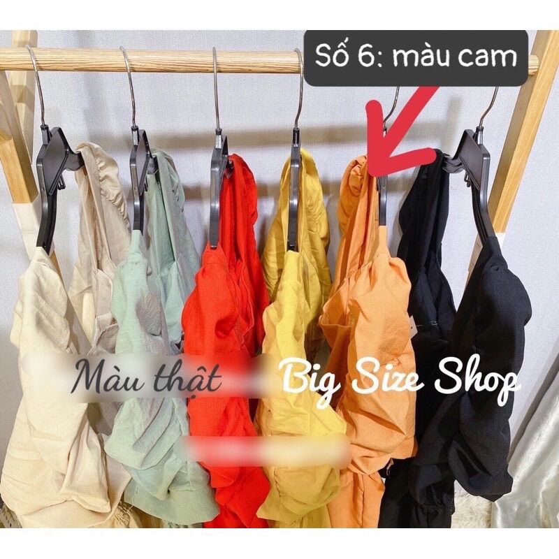 (SHOP TÁO ĐỎ BIGSIZE 50kg đến 90kg) áo peplum bo eo