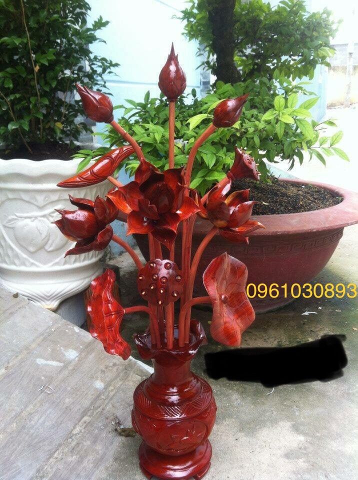 Hoa sen gỗ hương