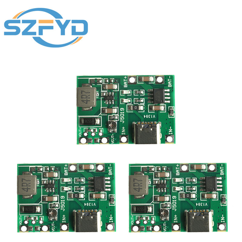 1-10 Chiếc DC-DC Boost Module DIY Kit Type-C TP4056 Bộ Sạc Xả Điện 4.3-27V Sạc Bước Lên Bảng Mạch Ch