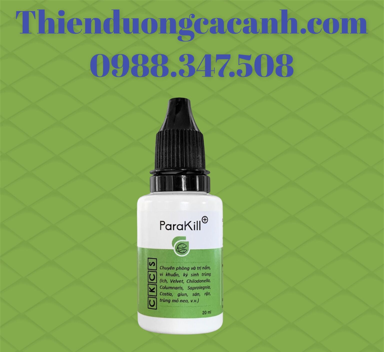ParaKill Cho Cá Cảnh( Trị Đốm Trắng Và Ký Sinh Trùng )