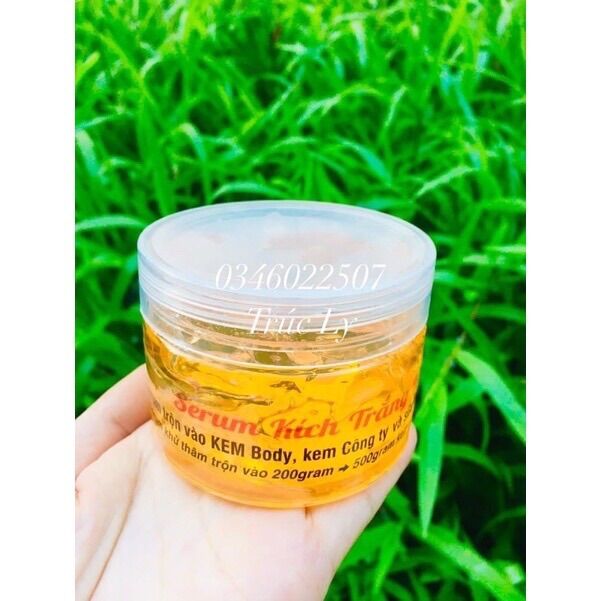 Serum kích trắng da khử thâm body tẩy mạnh hộp 150gram