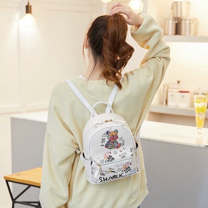 Balo nữ hình gấu hottrend 2022 size 24 siêu cute