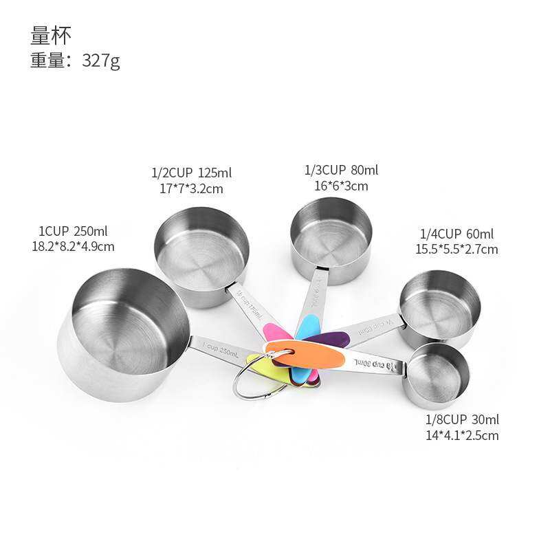 Thìa đong cốc đong inox bộ 10 món thìa đong cốc đong bộ dụng cụ nướng