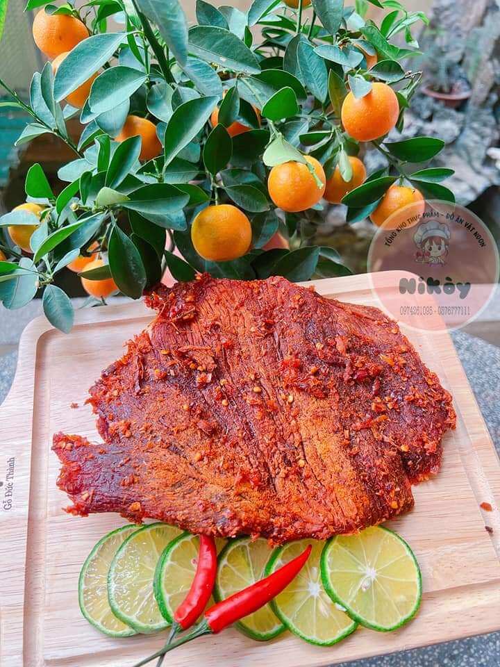 Bò khô miếng đặc biệt gói 100gr - Bò khô chính hãng 22 hàng giấy
