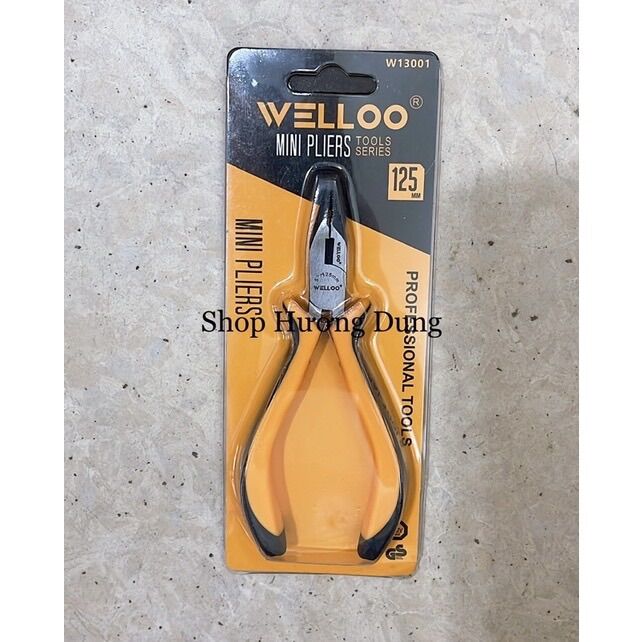 Kìm điện kìm cắt kìm nhọn mini 5” Welloo