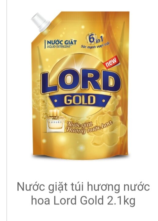 Nước giặt Lord Gold túi 2,1kg