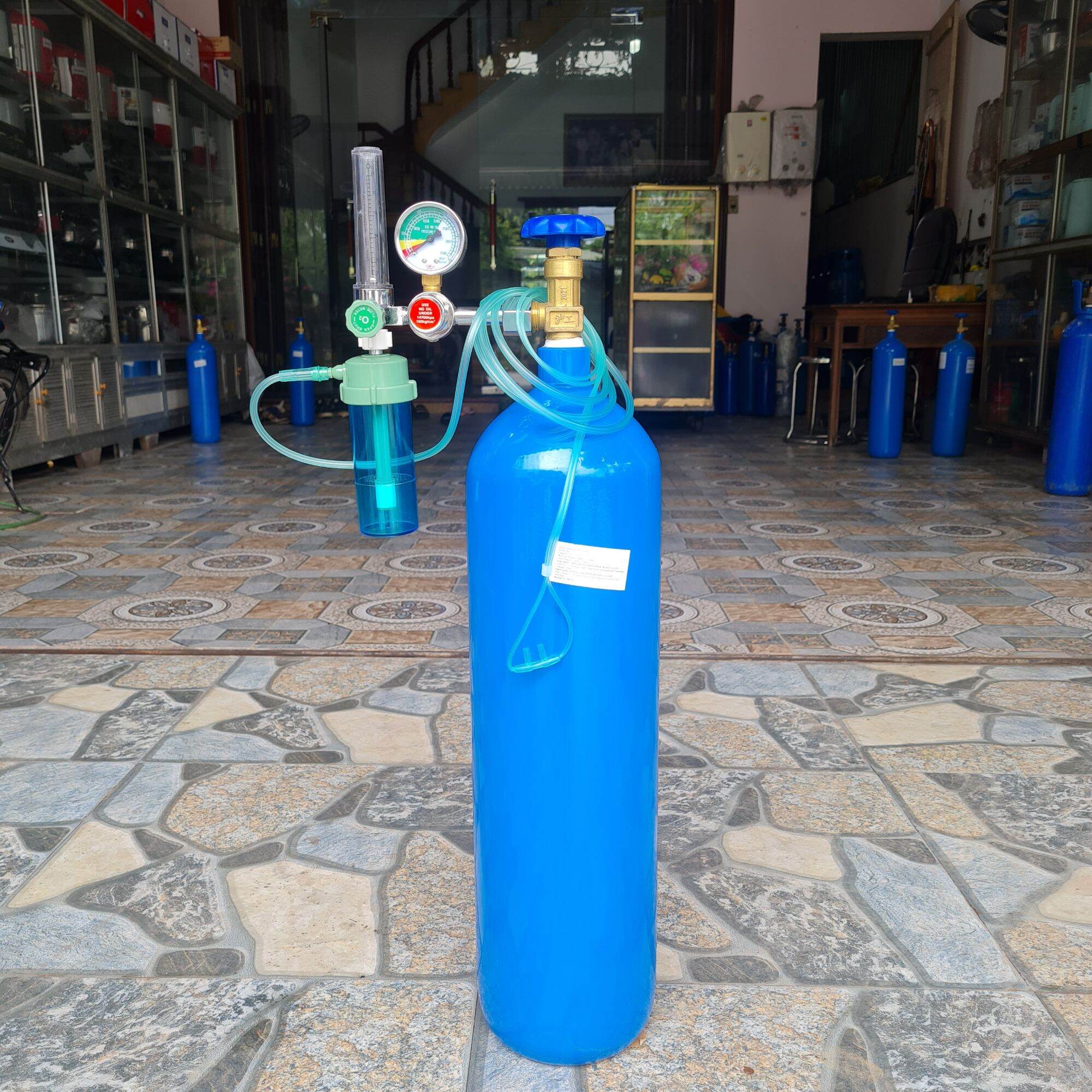 Bộ Bình Oxy Y Tế  9Lít Full Phụ Kiện