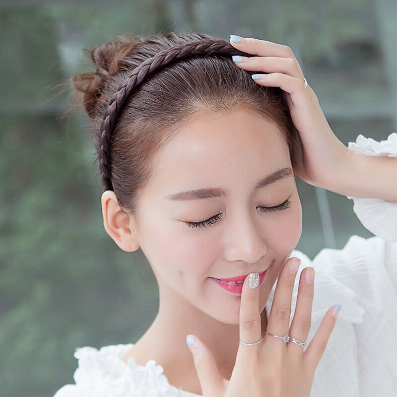 Cài tóc tết bính giả