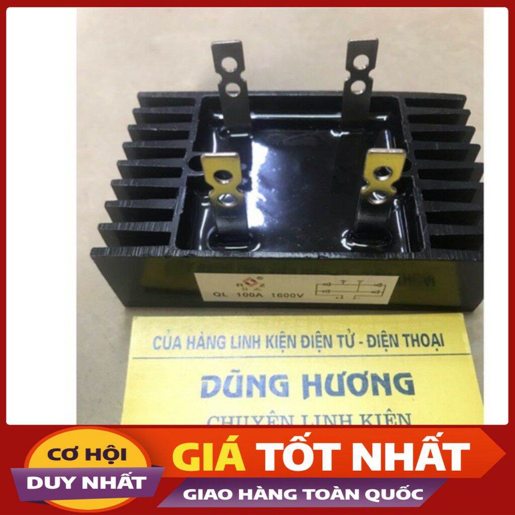 Đi ốt cầu 4 chân 3pha 100a - 1600v