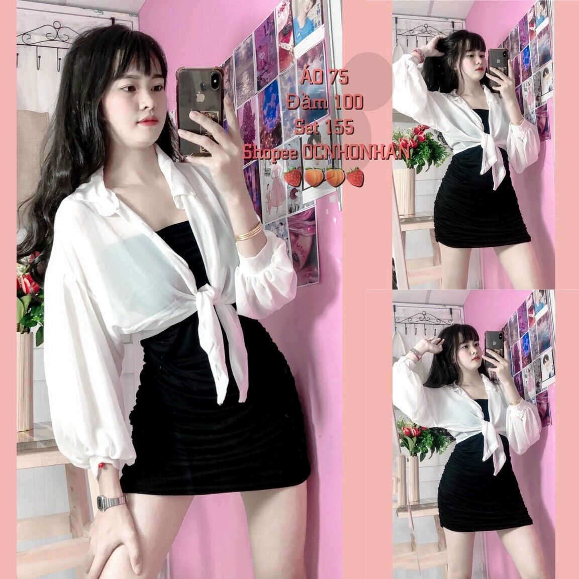 Áo sơ mi voan cột eo áo sơ mi đẹp from dưới 50kg